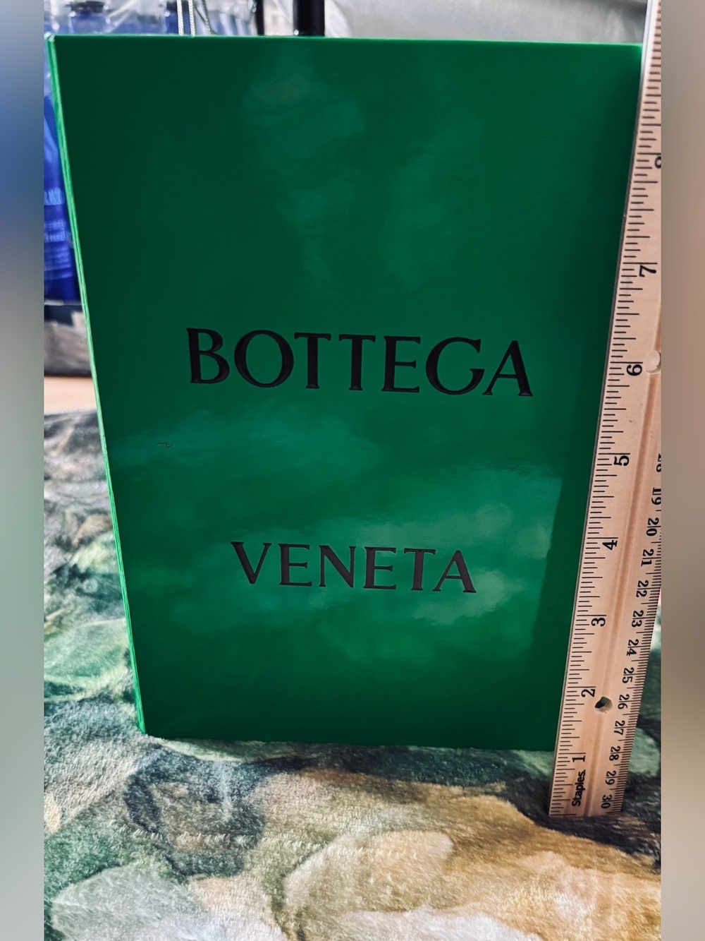 Authentic Bottega Veneta Green Magnetic Gift Box 8” x 6” Luxury Presentation Box